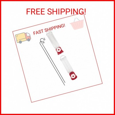 Pennington Planter Hummingbird Feeder 2 Pack 2.3 Ounce Capacity