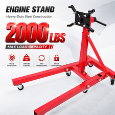 Adjustable Engine Stand Folding Motor Hoist Dolly Mover Auto Repair 2000lb Adjustable Engine Stand Folding Motor Hoist Dolly Mover Auto Repair 2000lb