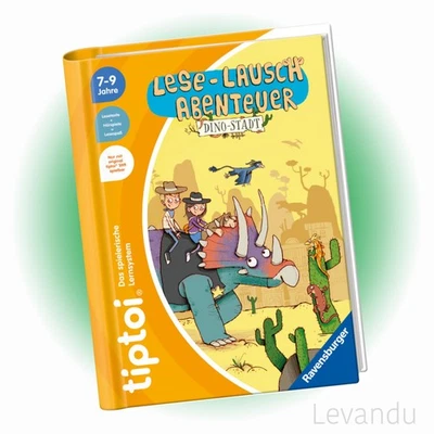 RAVENSBURGER tiptoi® Buch - Lese-Lausch-Abenteuer - Dino-Stadt - NEU - Bild 1 von 4