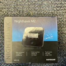 Netgear Nighthawk MR2100 M2 Gigabit 4G/LTE Mobile Router with 2x Antenna Charger