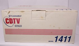 CCOMMODORE AMIGA CDTV CD-1411 FLOPPY DISK DRIVE ORIGINAL BLACK BOXED LV4 91222