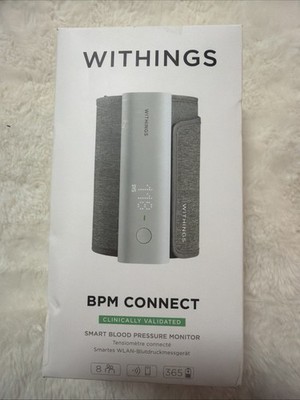 Withings BPM Connect Wi-Fi Smart Blood Pressure Monitor - White/Gray