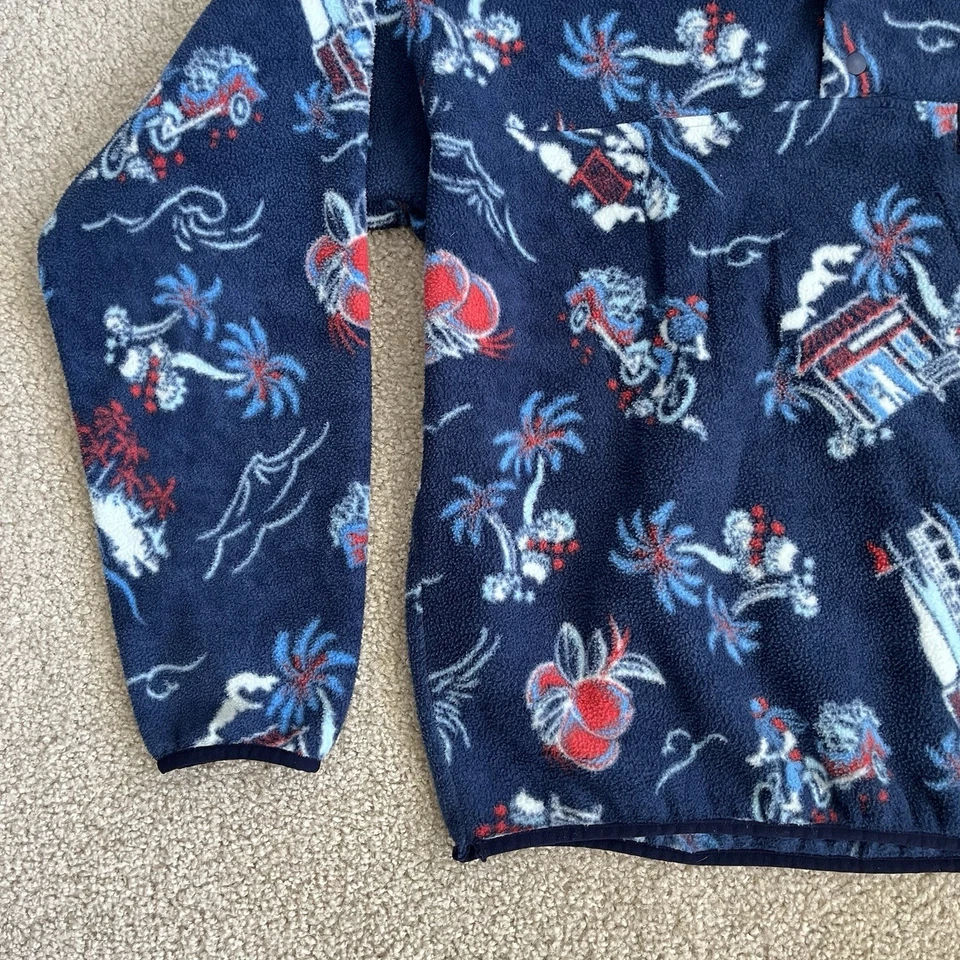 Patagonia Aloha Rickshaw Synchilla T Snap Fleece C-Street Hawaiian LARGE 2017 - Image 4 of 4