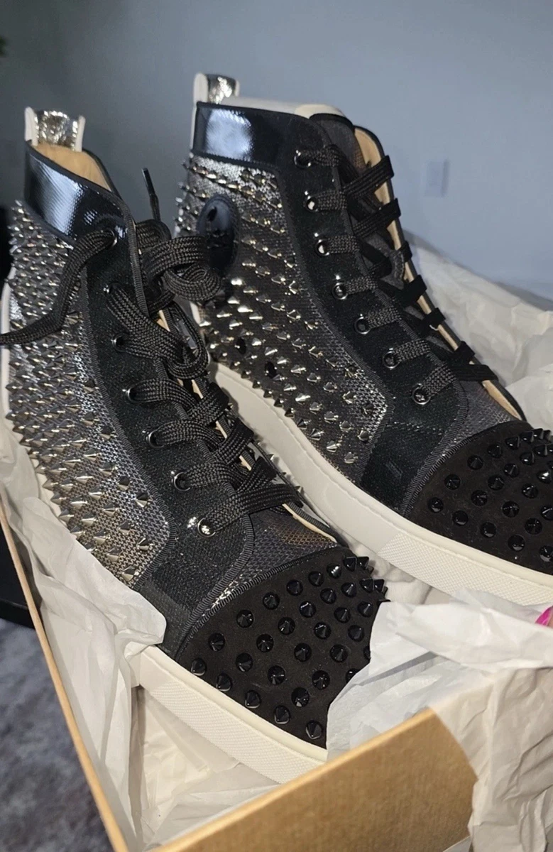 christian louboutin black spike products for sale | eBay
