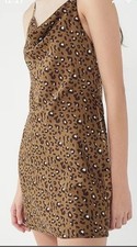 Urban Outfitters. Leopard Print Brown Dress. Size SP