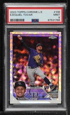 2023 Topps Chrome Logofractor Edition Ezequiel Tovar #106 PSA 9 MINT 15bk