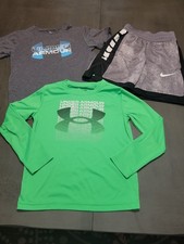 Lot Of 3 Under Armour  Nike Boys Size 6/7 Excellent Condition