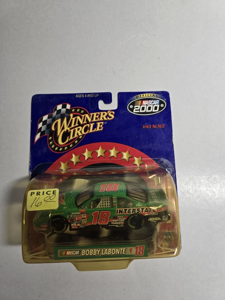 Winners Circle Hasbro 1:43 Diecast Lote de 6 - #3 Earnhardt #18 Labonte 2000 ¡NUEVO! Foto 2 de 4