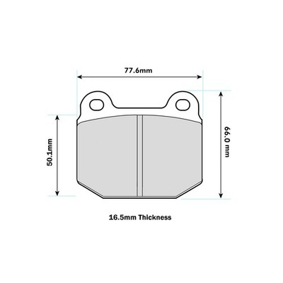 Ferodo DS2500 Front Brake Pads Fits Alfa Romeo, BMW, Lotus, Morgan, Vauxhall