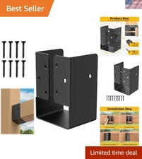 4x6 Outdoor Concealed Mount Joist Hanger - Rust-Proof with Easy Installation