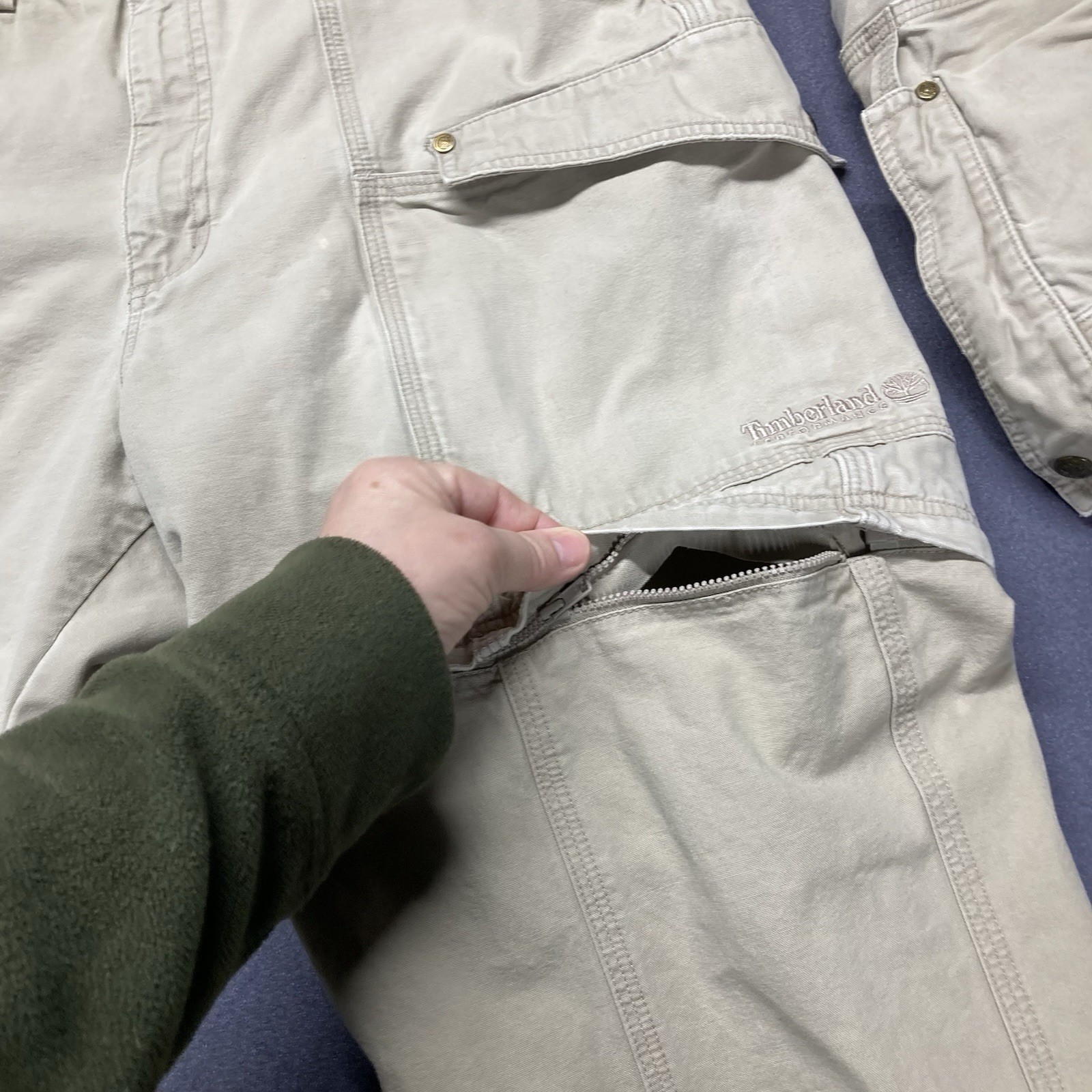 Timberland Performance Cargo Convertible Khaki 35… - image 6