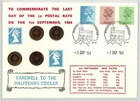 GB QEII 1984 Machin COIN COVER *Halfpenny-Tiddler* Illustrated {samwells}XE227