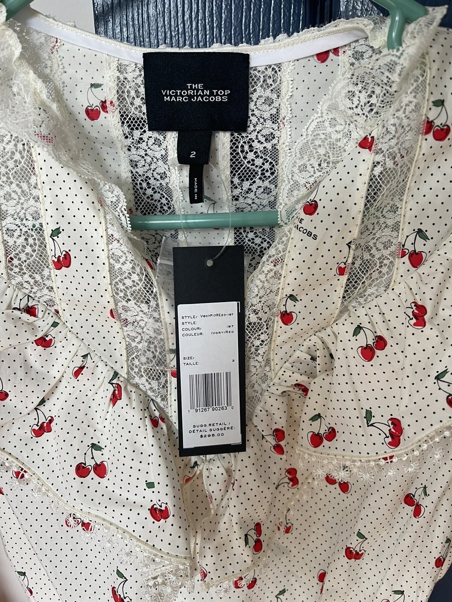 Marc Jacob's Victorian Cherry Top Nwt $295 | eBay
