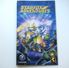 Star Fox Adventures gamecube manual ONLY READ DESCRIPTION