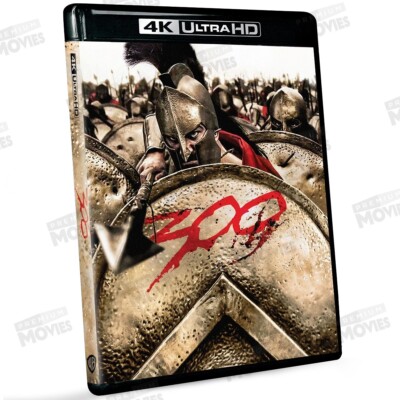NEW 300 (2006) 4K Ultra HD Blu-ray 2-Disc US Release w/Gerard Butler Lena Headey