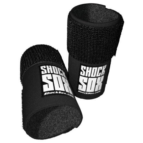 Shock Sox Fork Seal Guards 29-36mm 4" Black Motorcycle Dirt Bike Enduro MX - Picture 1 of 1