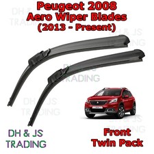 (13-19) Peugeot 2008 Aero Tergicristalli / Parabrezza Anteriore Tergicristalli Lame Piatte