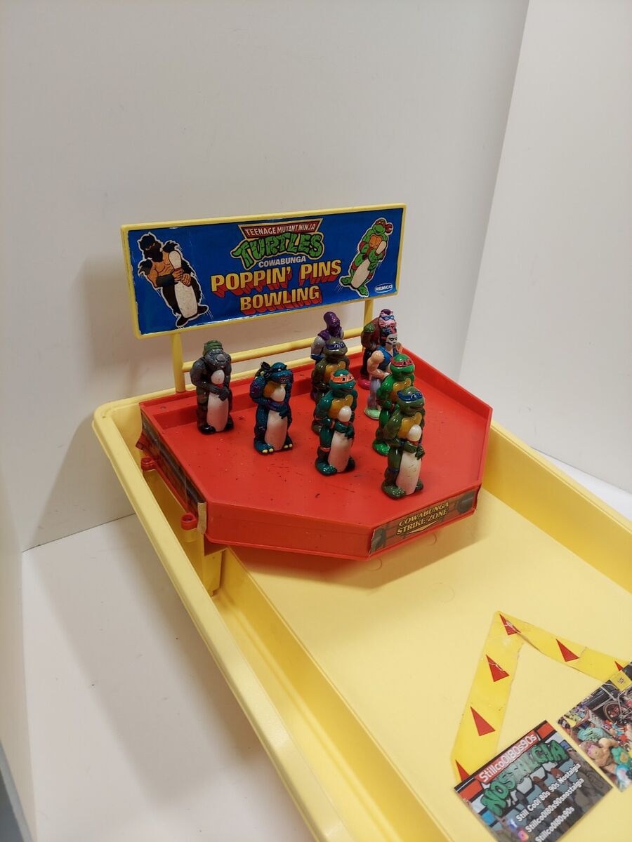 1991 Remco Teenage Mutant Ninja Turtles Poppin' Pins Bowling 1991 Remco Teenage Mutant Ninja Turtles Poppin' Pins Bowling
