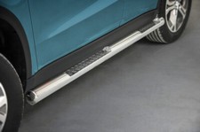 TRITTBRETTER SCHWELLERROHRE AUS EDELSTAHL FÜR SUZUKI VITARA 2015 - 2018