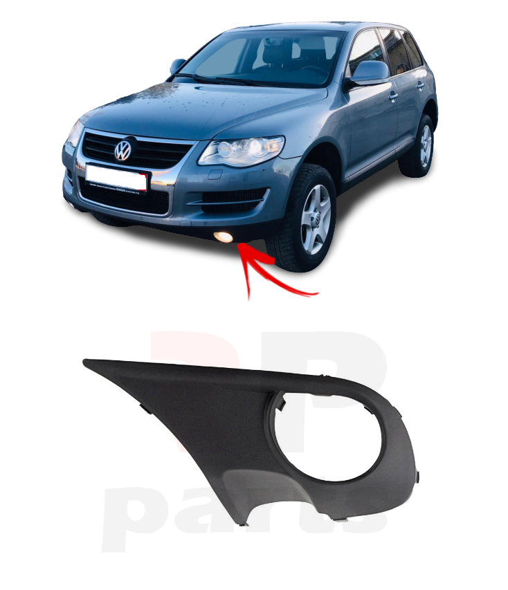 DZSTBUJIY Couvercle Phare Voiture Pour VW Touareg 2007-2010 - Paire Coques Lentille Phare Avant Transparente