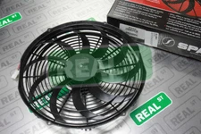 SPAL 16 inch High Performance Electric Pusher Radiator Fan Curved Blade 30102048