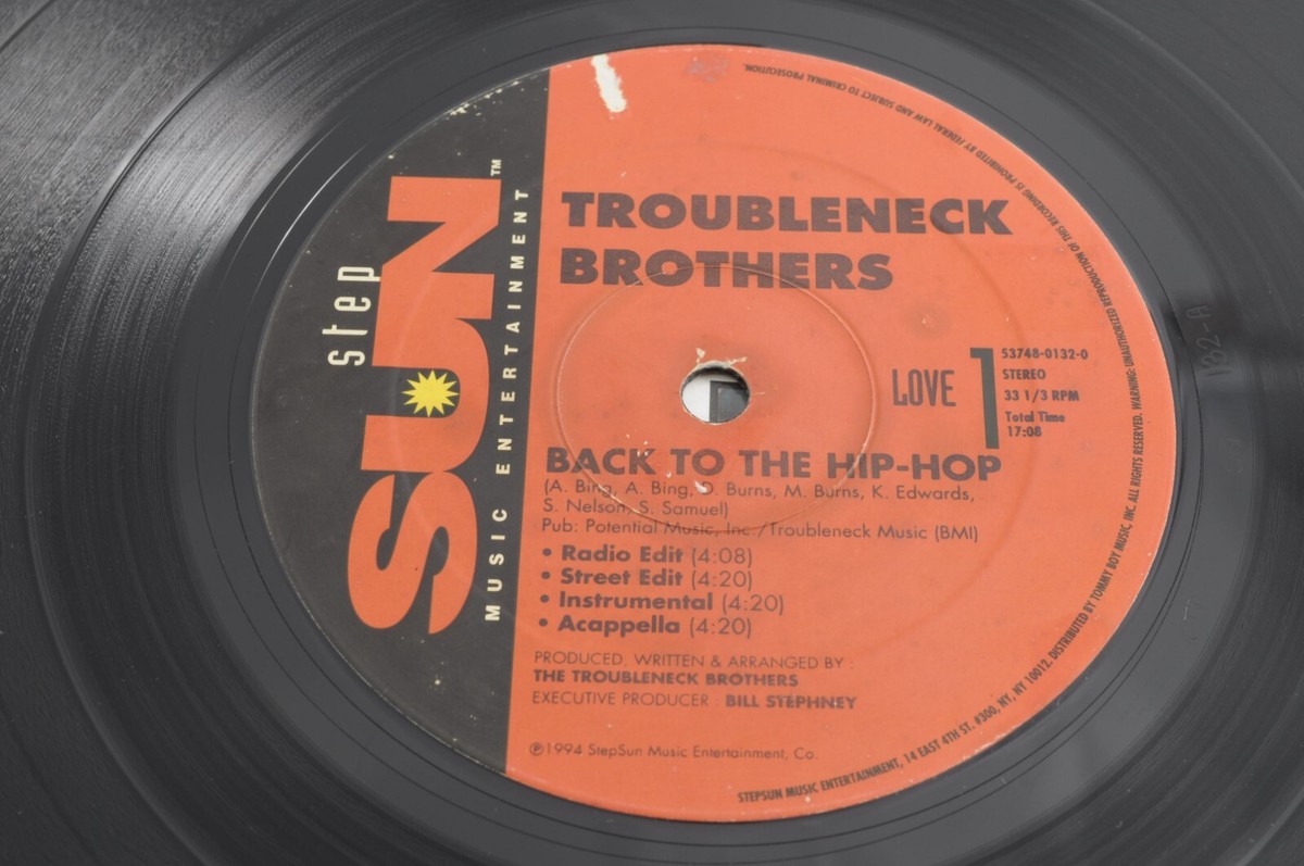 The Troubleneck Brothers – Back To The Hip-Hop b/w Pure 1994
