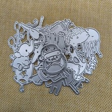 10 Pcs Random Metal Cutting Dies Decoration Scrapbook Embossing Stencils Die Cut