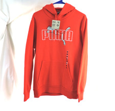 PUMA  Mens  Long  Sleeve  Logo  Hoodie  Mediu...