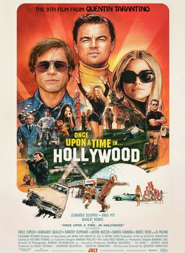 ONCE UPON A TIME IN HOLLYWOOD POSTER PRINT - MATTE WALL ART - BUY 2 GET 1 FREE
