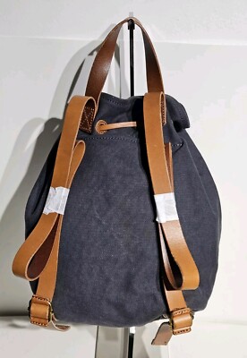 Sold Out Madewell The Canvas Somerset Backpack Navy Blue  display picture 1