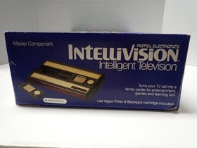 DEFECTIVE Intellivision Console w Original Box Manual Poker  Blackjack   G3D