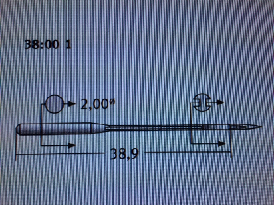 SCHMETZ TVX3 UY128GAS NM70 SIZE10/027 COVERSEAM INDUSTRIAL SEWING MACHINE NEEDLE - Image 4 of 4
