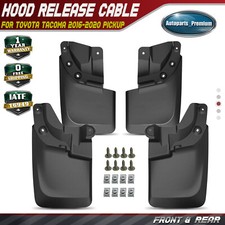 Front Rear Splash Guards Mud Flaps For Toyota Tacoma 2016 2017 2018 2019 2020 Front Rear Splash Guards Mud Flaps For Toyota Tacoma 2016 2017 2018 2019 2020