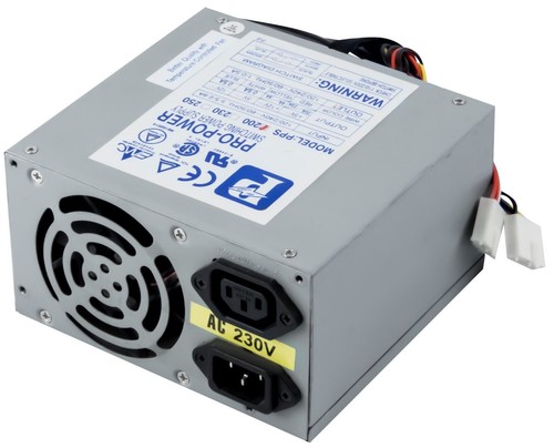 NETZTEIL AT COMPUTER POWER SUPPLY RETRO PRO-POWER PPS200 200W PSU AT AUX MOLEX - Bild 3 von 3
