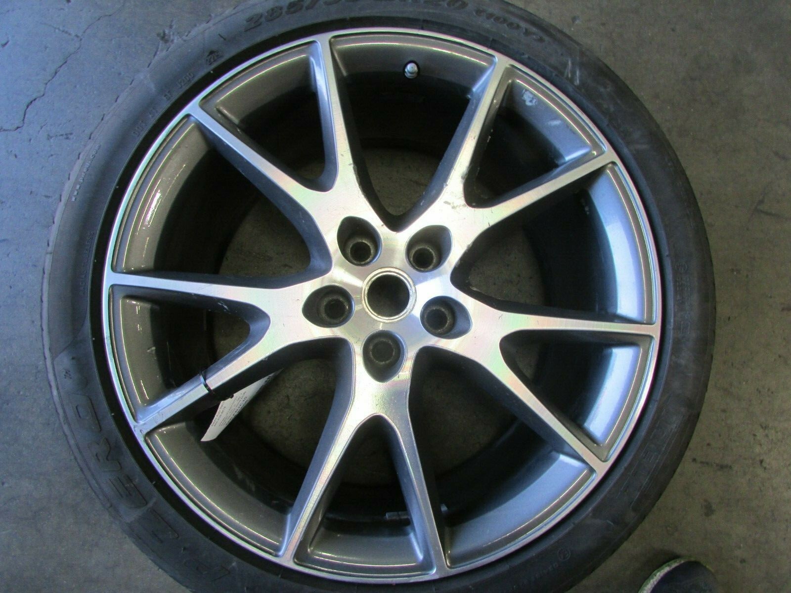 Ferrari California, 20", 10 Spoke, Rear Wheel Rim w/o Tire, Used, P/N 242157
