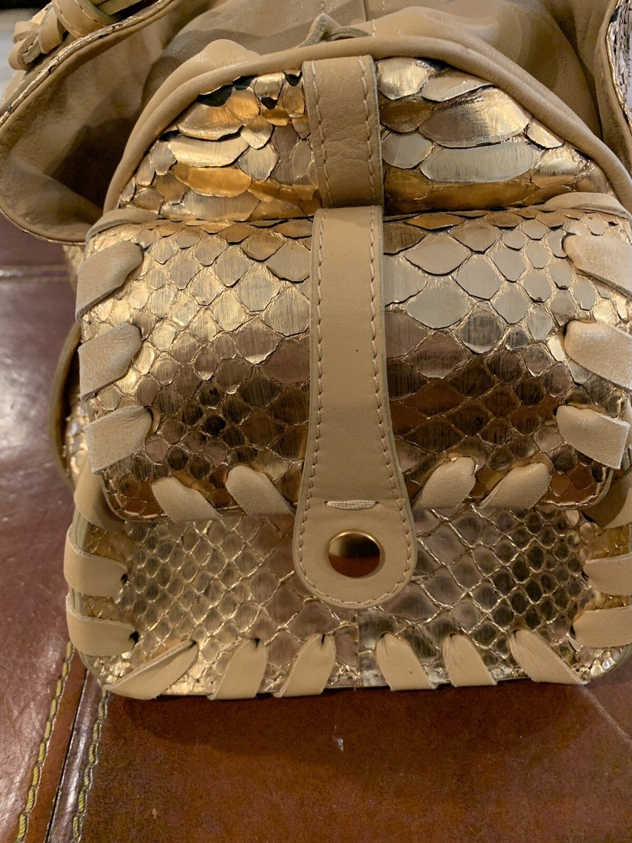 Chloe Silverado Python Leather Handbag