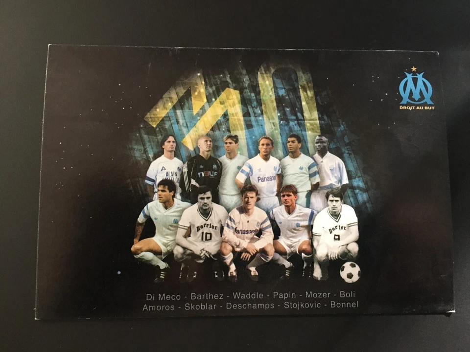 CARTE CP PHOTO OM OLYMPIQUE DE MARSEILLE L EQUIPE DU SIECLE - Photo 1/1