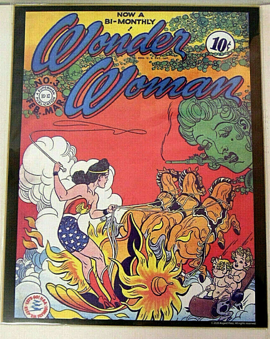 WONDER WOMAN #3 1943 DC Comics - Asgard Press 11x14" Poster Print