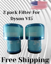 Replacement HEPA filter for Dyson V15 Detect Vacuum 2 pack