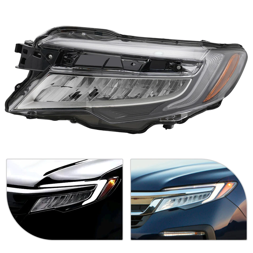 For 2019-2022 Honda Pilot Passport Full LED Headlight Headlamp Left Driver Side Foto 3 de 4