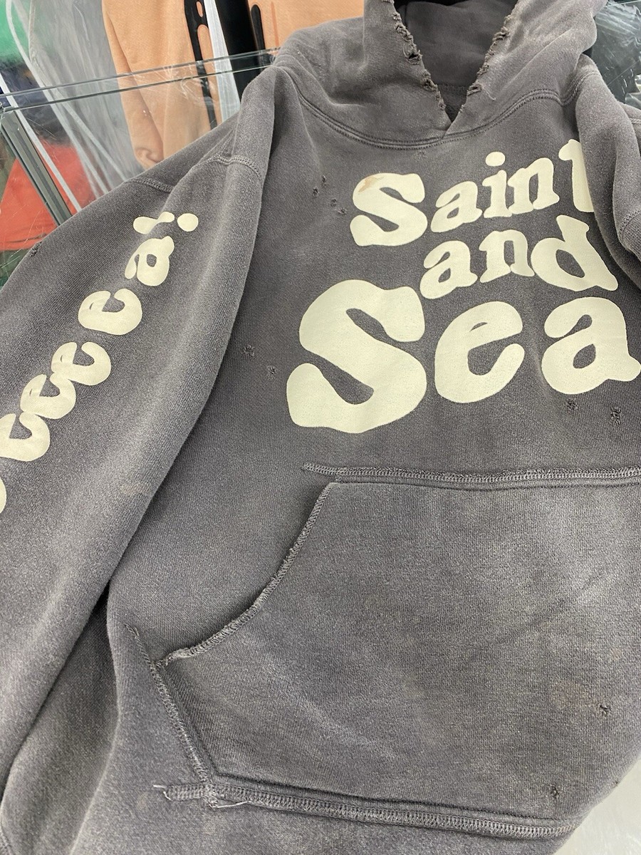 Saint Michael X Wind And Sea Saint And Sea Hoodie Black