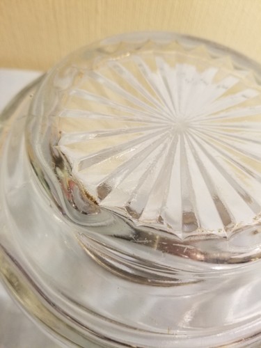 Vintage Clear Glass Kerosene Oil Lamp BASE ONLY Needs Burner & Wick GUC - Picture 14 of 24