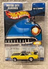 '68 EL CAMINO yellow real riders motor city classics 2002 hot wheels NEW