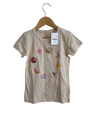 Brand New J.Crew Crewcuts Beige Top Girl's Size 4-5 XS