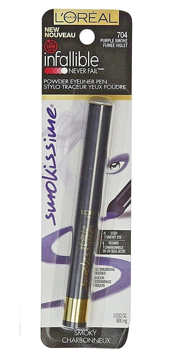 Loreal Infallible Eyeliner Pen, Powder, Smokissime, Black Smoke 701