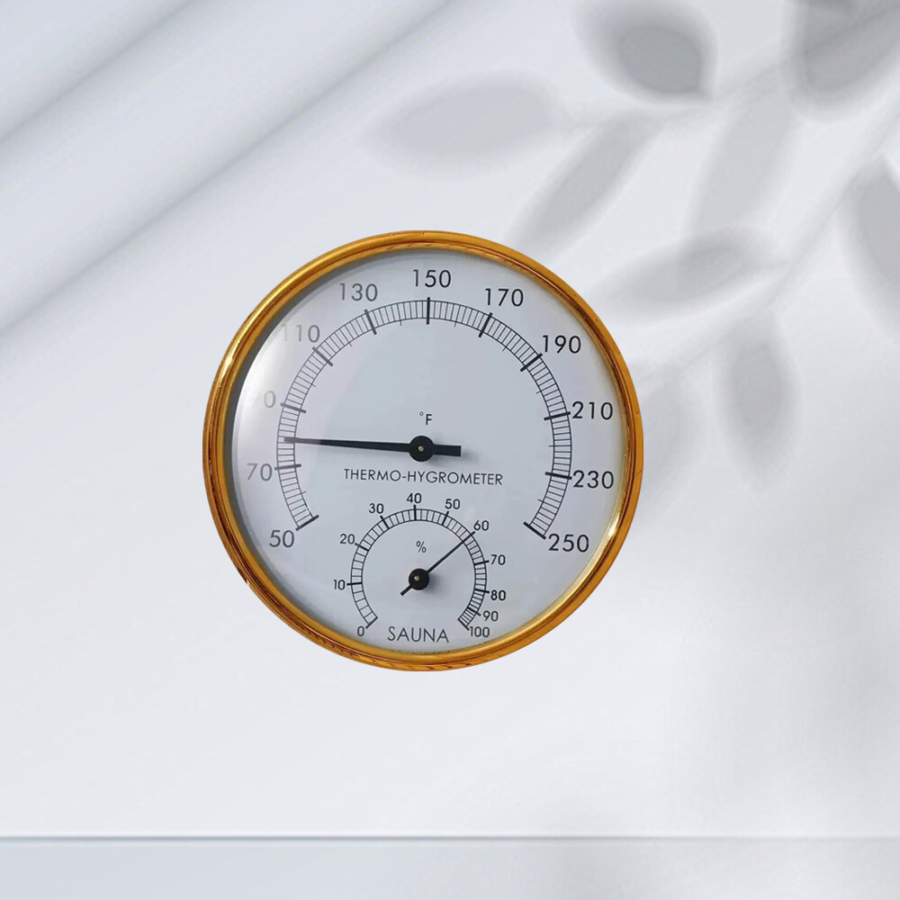 Sauna Thermometer 2 in 1 Fahrenheit Thermometer Hygrometer Sauna Accessoriesdzw6