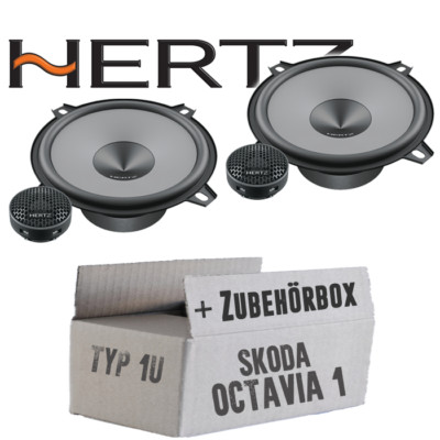Hertz Lautsprecher für Skoda Octavia 1 1U Heck KFZ Komposystem Einbauset Paar
