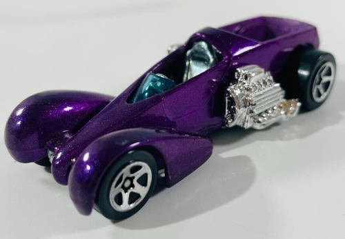 Hot Wheels 1999 First Editions Screamin' Hauler Car Purple 5-Spoke 1/64 Loose