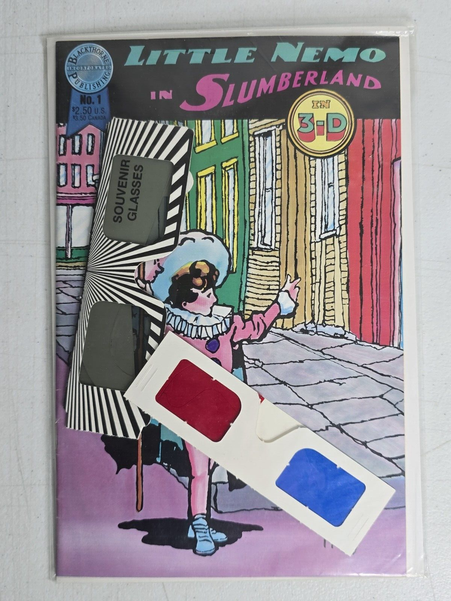 Vintage Little Nemo in Slumberland Comic No. 1 + 3D Glasses Unused