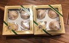 2 Boxes Pyramid Satin Sheen Victoria Christmas Ornaments  Glitter Vintage Glass — photo 5